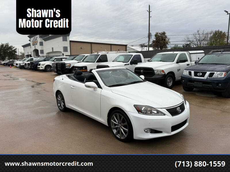 2015 Lexus IS 250C for sale at Shawn's Motor Credit in Houston TX