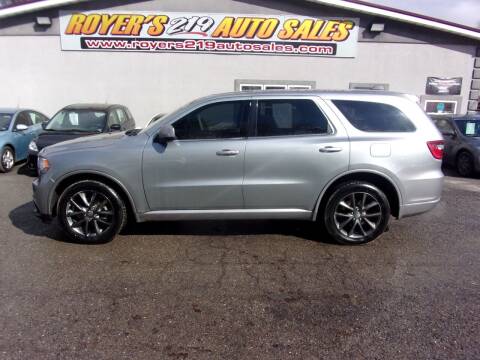2014 Dodge Durango for sale at ROYERS 219 AUTO SALES in Dubois PA