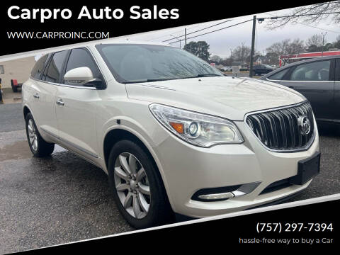 2015 Buick Enclave for sale at Carpro Auto Sales in Chesapeake VA