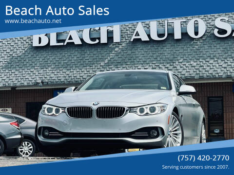 2015 BMW 4 Series for sale at Beach Auto Sales in Virginia Beach VA