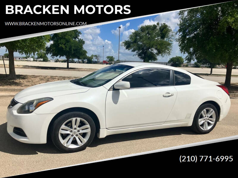 2012 Nissan Altima for sale at BRACKEN MOTORS in San Antonio TX