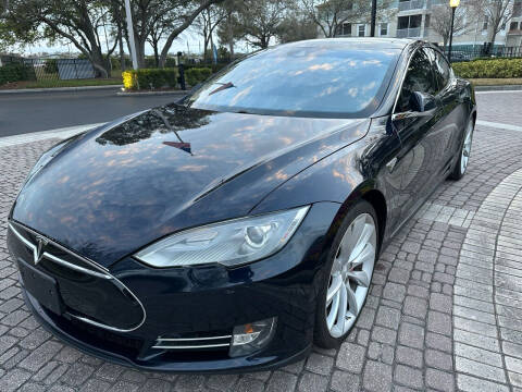 2014 Tesla Model S for sale at Renown Automotive in Saint Petersburg FL