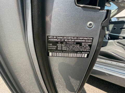 2005 Chrysler Crossfire Limited