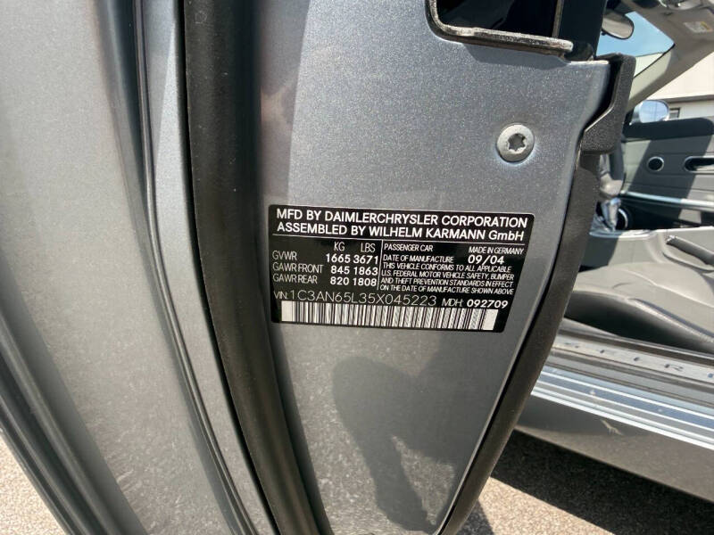 2005 Chrysler Crossfire Limited