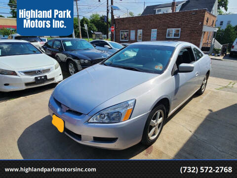 2004 Honda Accord for sale at Highland Park Motors Inc. in Highland Park NJ