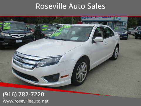 2012 Ford Fusion for sale at Roseville Auto Sales in Roseville CA