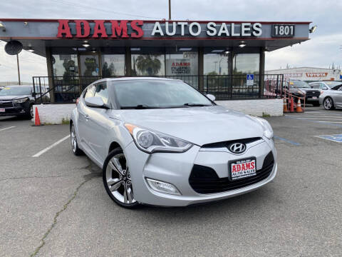 2016 Hyundai Veloster for sale at Adams Auto Sales CA in Sacramento CA
