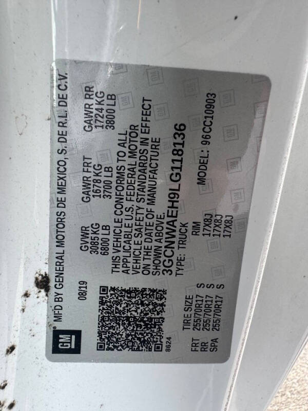 2020 Chevrolet Silverado 1500 Work Truck