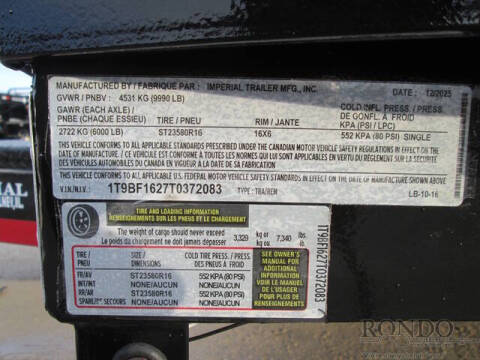 2026 Chrysler Equipment Tilt LB-10-16