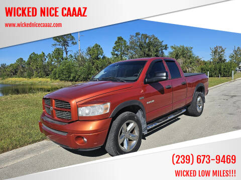 2008 Dodge Ram 1500 for sale at WICKED NICE CAAAZ in Cape Coral FL
