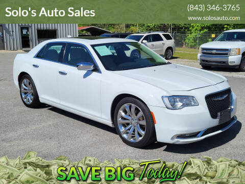 2015 Chrysler 300 for sale at Solo's Auto Sales in Timmonsville SC