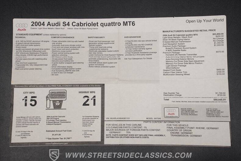 2004 Audi S4 quattro