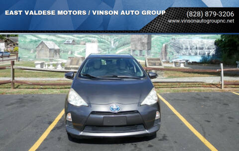2012 Toyota Prius c for sale at EAST VALDESE MOTORS / VINSON AUTO GROUP in Valdese NC