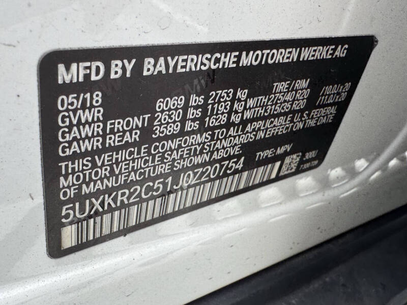 2018 BMW X5 sDrive35i