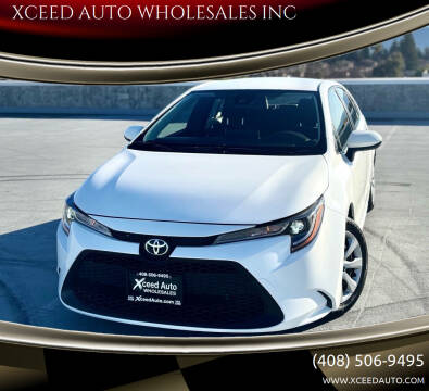 2021 Toyota Corolla for sale at XCEED AUTO WHOLESALES INC in San Jose CA