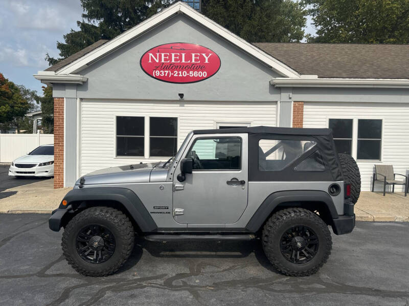 2014 Jeep Wrangler for sale at Neeley Automotive in Bellefontaine OH