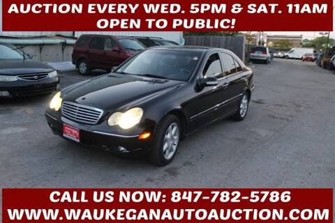 2004 Mercedes-Benz C-Class for sale at Waukegan Auto Auction in Waukegan IL