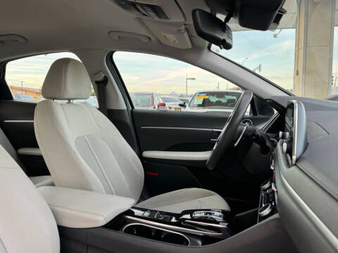 2021 Hyundai Sonata Hybrid Blue