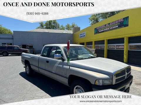 1996 Dodge Ram 2500 for sale at Once and Done Motorsports in Chico CA