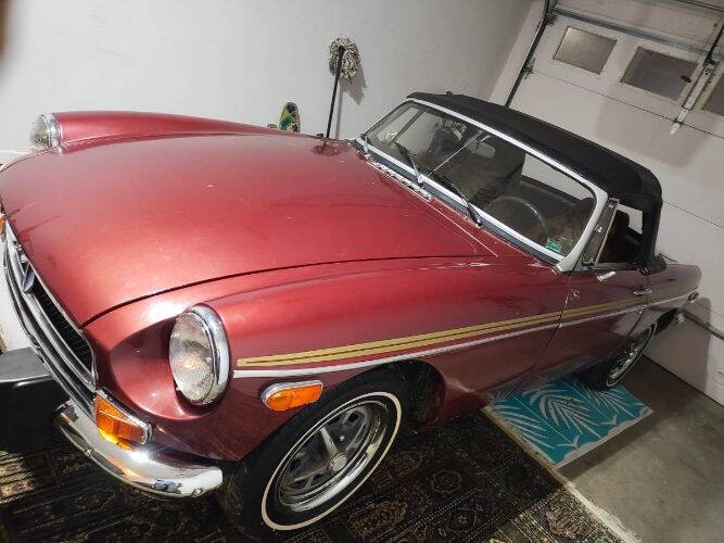 Red 1974 MG MGB Convertible 1