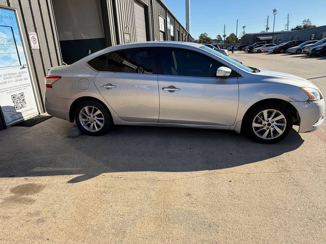 2015 Nissan Sentra for sale at Chrome Auto in Houston, TX