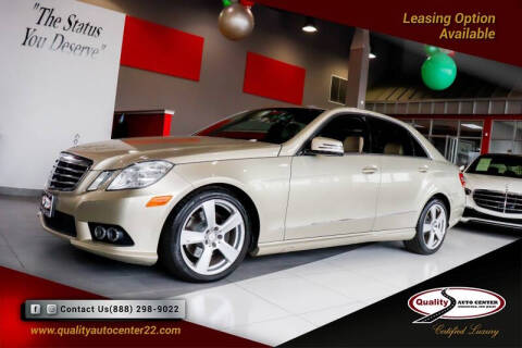 2010 Mercedes-Benz E-Class for sale at Quality Auto Center of Springfield in Springfield NJ