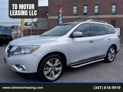 2013 Nissan Pathfinder for sale at TD MOTOR LEASING LLC in Staten Island NY