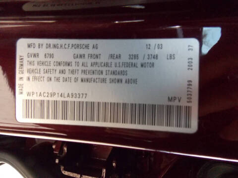 2004 Porsche Cayenne Turbo