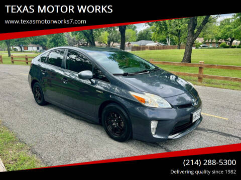2015 Toyota Prius for sale at TEXAS MOTOR WORKS in Arlington TX