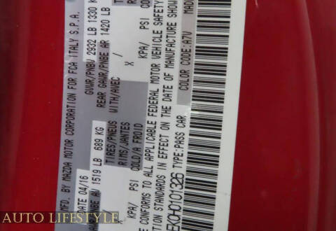 2017 FIAT 124 Spider Classica