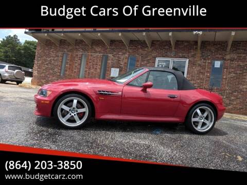 1998 BMW M for sale at Budget Cars Of Greenville in Greenville SC