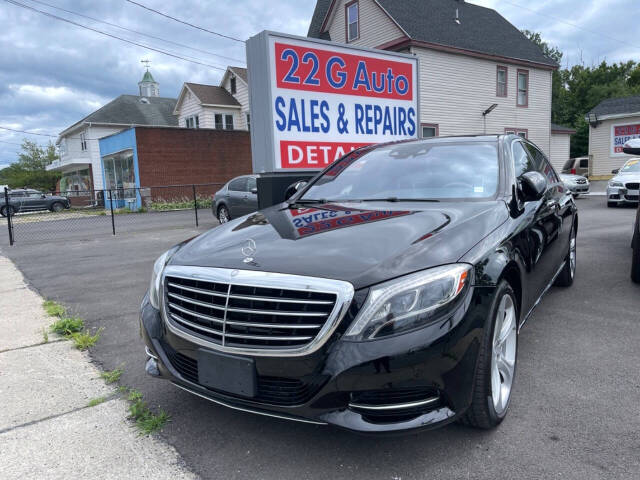 2015 Mercedes-Benz S-Class for sale at 22 G Auto Sales in Schenectady, NY