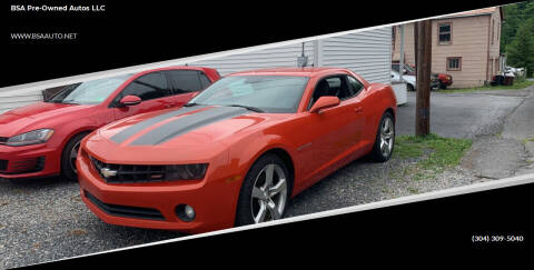 2011 Chevrolet Camaro for sale at BSA Pre-Owned Autos LLC in Hinton WV
