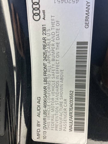 2014 Audi A5 2.0T quattro Premium Plus