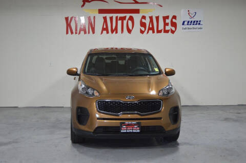 2017 Kia Sportage for sale at Kian Auto Sales in Sacramento CA