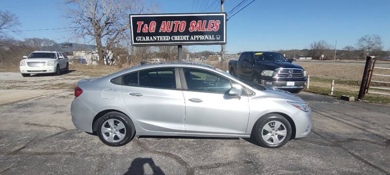 2017 Chevrolet Cruze for sale at T & G Auto Sales in Florence AL