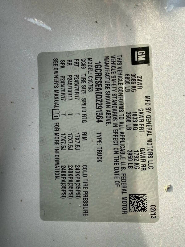 2013 Chevrolet Silverado 1500 LT