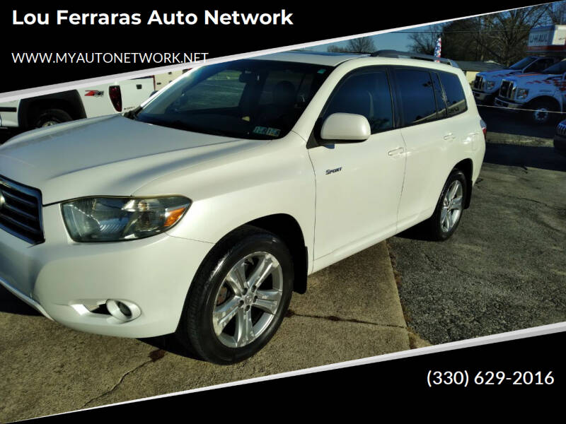 2008 Toyota Highlander for sale at Lou Ferraras Auto Network in Youngstown OH