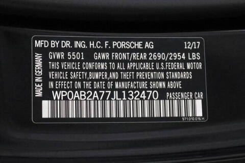 2018 Porsche Panamera 4S