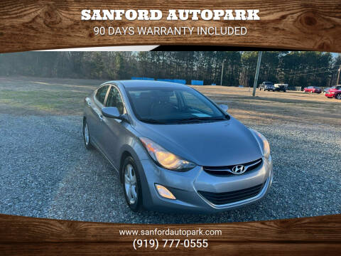 2013 Hyundai Elantra for sale at Sanford Autopark in Sanford NC