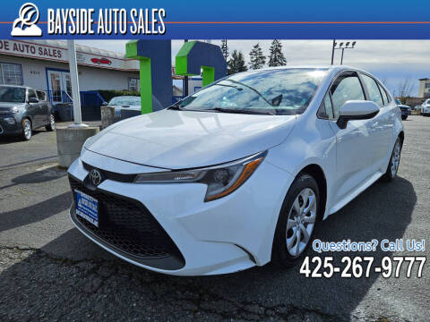 2020 Toyota Corolla for sale at BAYSIDE AUTO SALES in Everett WA
