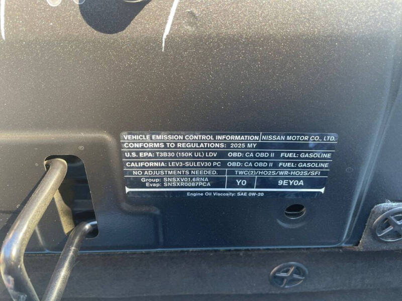 2025 Nissan Versa SR