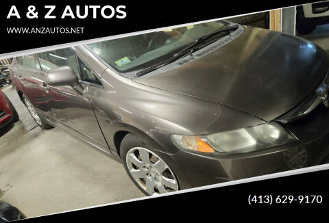 2009 Honda Civic for sale at A & Z AUTOS in Westfield MA