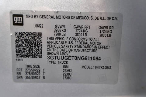 2022 GMC Sierra 1500