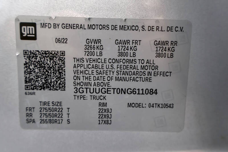 2022 GMC Sierra 1500