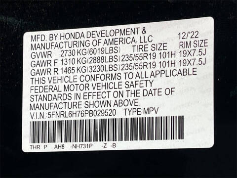 2023 Honda Odyssey Sport