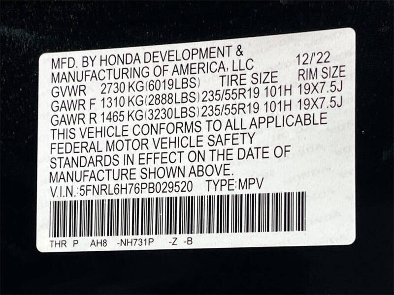 2023 Honda Odyssey Sport