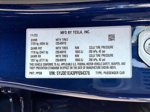 2023 Tesla Model 3
