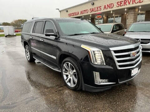 2015 Cadillac Escalade ESV for sale at Osceola Auto Sales and Service in Osceola WI