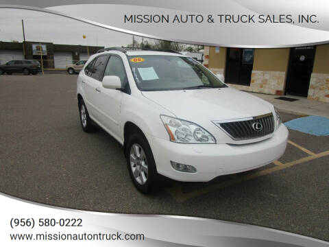 2008 Lexus RX 350 for sale at Mission Auto & Truck Sales, Inc. in Mission TX
